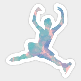 Figure skating (split jump) Sticker